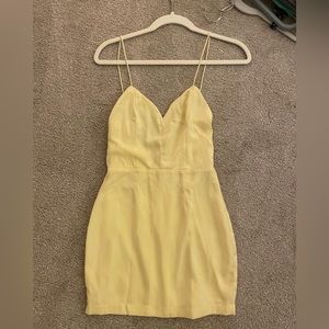Yellow superdown dress